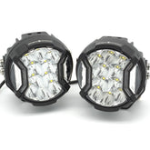 90w 5" / 130w 7" Round Side Shooter Pods (w/ DRL) (Pair)
