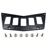 5 Switch Dash Panel Black