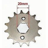 sprocket 420 15 tooth 20mm