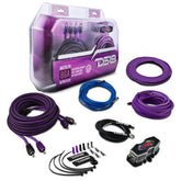 8-GA Amplifier Installation Wiring Kit - Purple