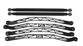 CA Tech USA Radius Rods are Arched in the middle and lower Radius Rods increases ride height without changing ride geometry. Giving you the most clearance possible, without negatively affecting stability. 1.25" thick billet aircraft aluminum ensures strength & dependability when you need it most. We utilize ONLY industry leading FK Brand Spherical bearings equipped with a cloth PTFE liner for maximum durability. No substitutions accepted.