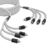RCA Marine Grade Tinned 100% Copper OFC 25 Feet / 4 Channel - WHITE
