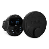 Marine and Powersports Headunit 2.75" LCD screen , 1 Zone, 4 volts Output, BT, RDS 4 X 40 Watts