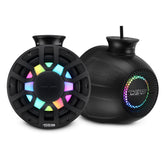 6.5" NXL-iQ Marine Short Tower Coaxial Speakers with Digital LED Lights, 150W RMS, 300W Max, 4-Ohm