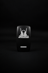Marshin Whips Illuminated Rocker Switch | Universal LED Control | On/Off Laser-Etched