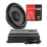 Bass Bundle: 12" Subwoofer with Monoblock Amplifier and Installation Kit