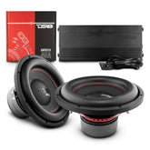 Bass Bundle: Dual 12" Subwoofers with Monoblock Amplifier and Installation Kit