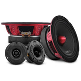 Pro Audio Loudspeakers Package - Pair 6.5" Speakers + Pair of Tweeters