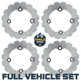 Polaris RZR 900/Trail 900/S4 900/4 900/S 900/S 1000/Trail S 1000 2014-2026 Ridge Rider Disc Brake Rotor Kit