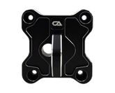 Polaris RZR XP1000 / Turbo Pull Plate / Radius Rod Plate Our Pull plate is machined from a solid piece of aircraft grade 6061 T-6 1.5"x 8" Aluminum bar stock. We then machine both pieces, send them out for anodize and then round all of our corners to give it a look that really pops and will wow anyone