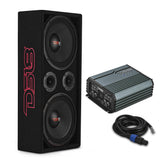 Loaded Voceteo Enclosure with Dual 10" Mids, Dual 3.78" Tweeters, Amplifier & Speakon Cable
