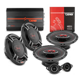 DS18 2014-2018 Toyota RAV4 Front and Back Doors Speakers Better Upgrade/Replacement Package 900 Watts