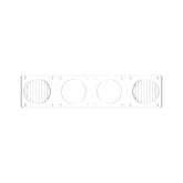 KC HiLiTES FLEX ERA LED Clear Combo Beam Lens for Light Bars