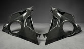 CAN AM MAVERICK R CARBON FIBER DASH SPEAKER PANELS / 6.5" SPEAKER CUTOUTS