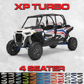 Polaris RZR XP Turbo 4 Seater Tender Spring Kit (Fox Shocks)