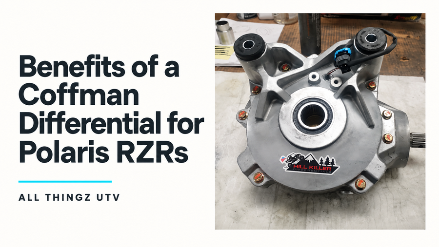 Coffman Hill Killer differential beside the title Benefits of a Coffman Differential for Polaris RZRs.