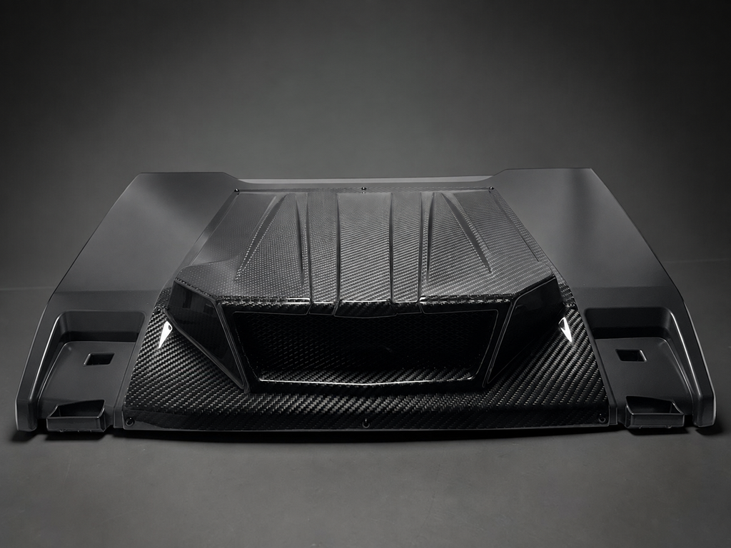 POLARIS XPEDITION CARBON FIBER HOOD SCOOP