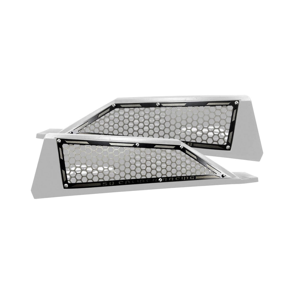 RZR XP Turbo Laser Cut Steel Side Intake Grilles