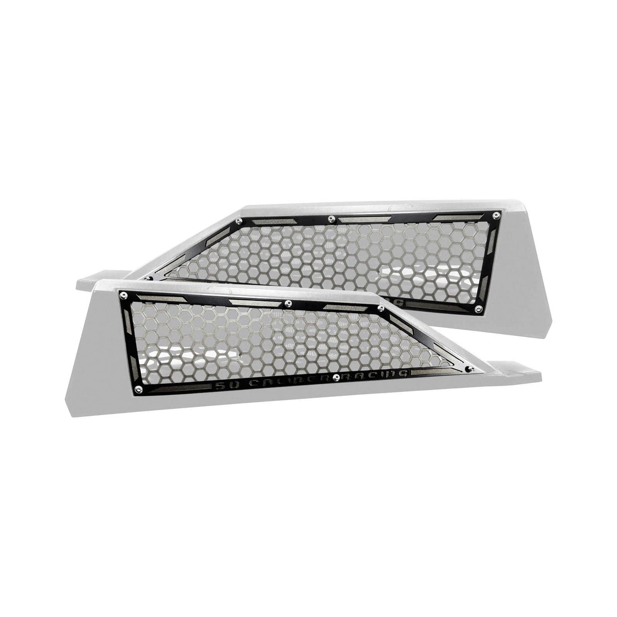 RZR XP Turbo Laser Cut Steel Side Intake Grilles
