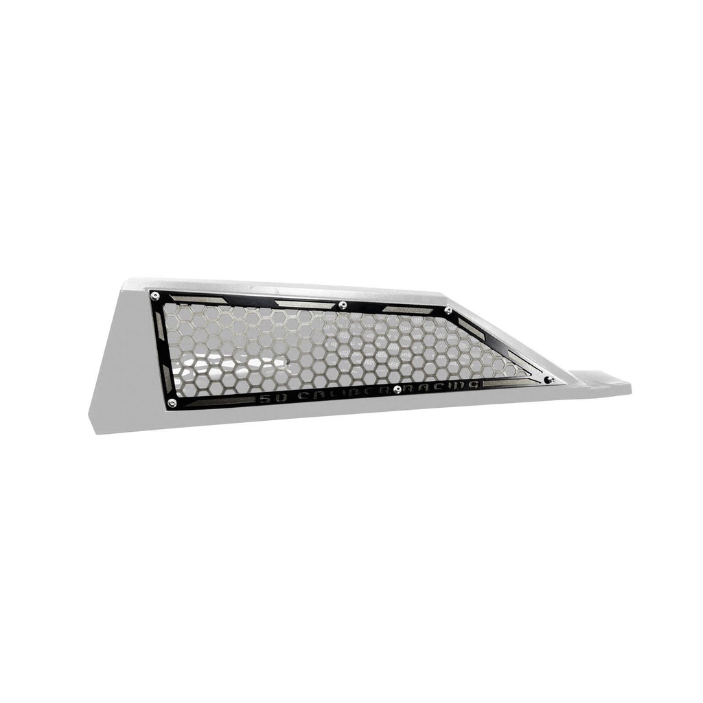 RZR XP Turbo Laser Cut Steel Side Intake Grilles