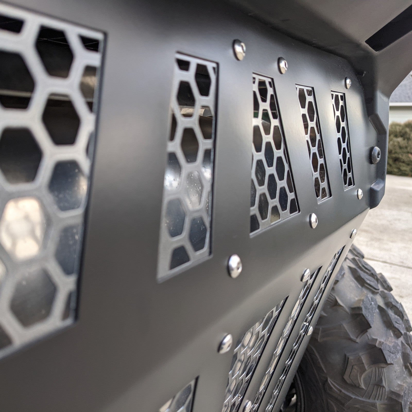 Polaris RZR Turbo R Vented Exhaust Cover
