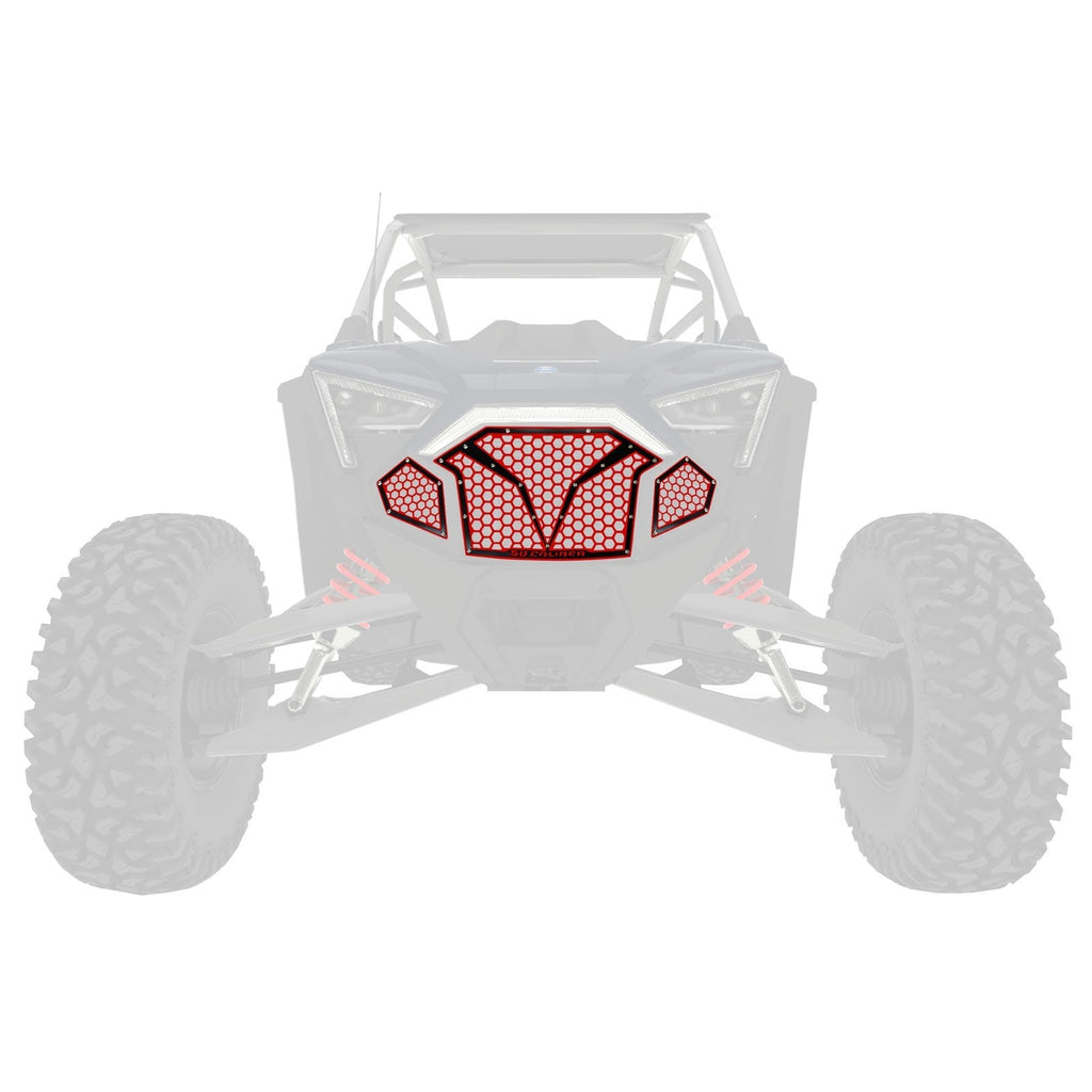 3 Piece Laser Cut Steel Grille RZR PRO R & Turbo R