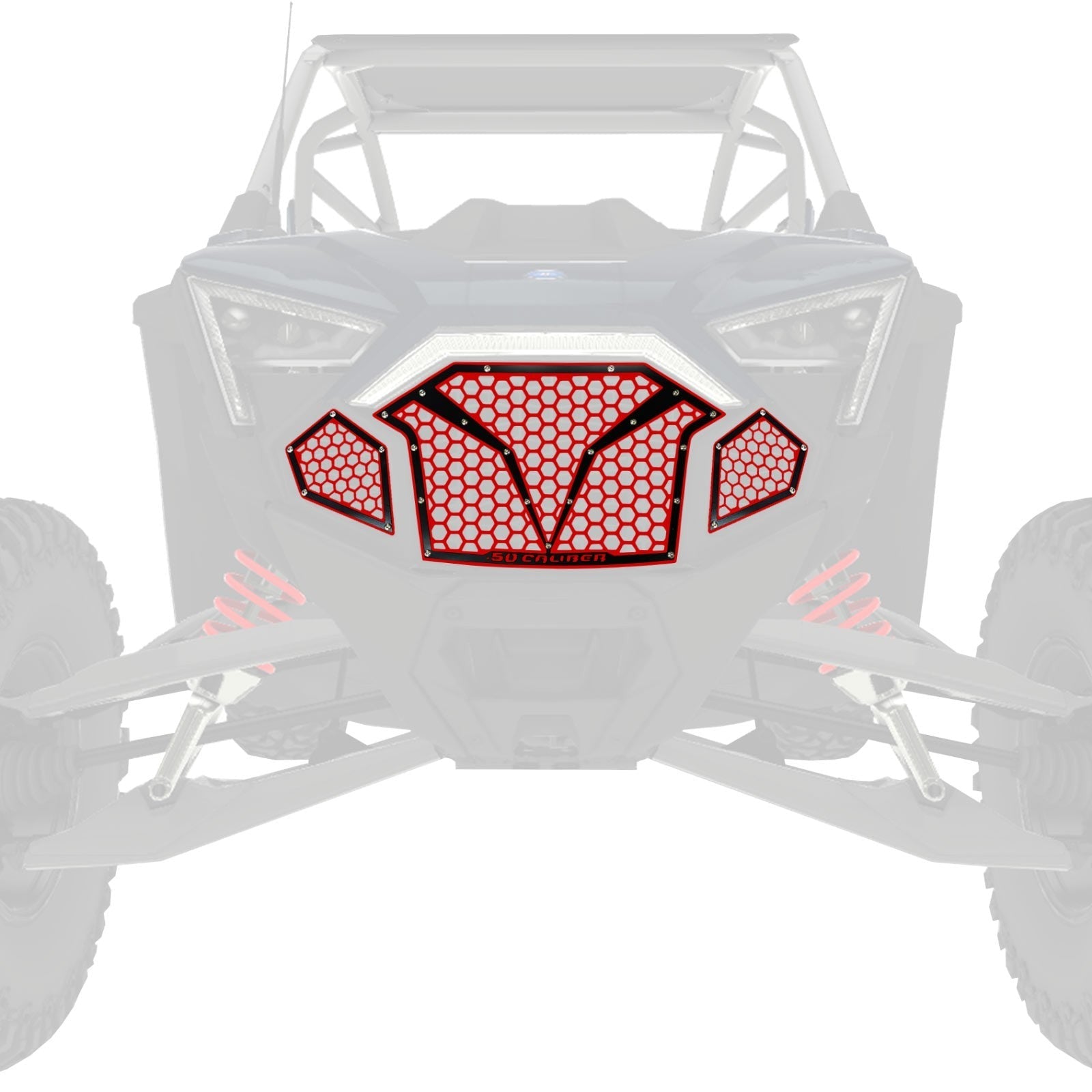 3 Piece Laser Cut Steel Grille RZR PRO R & Turbo R