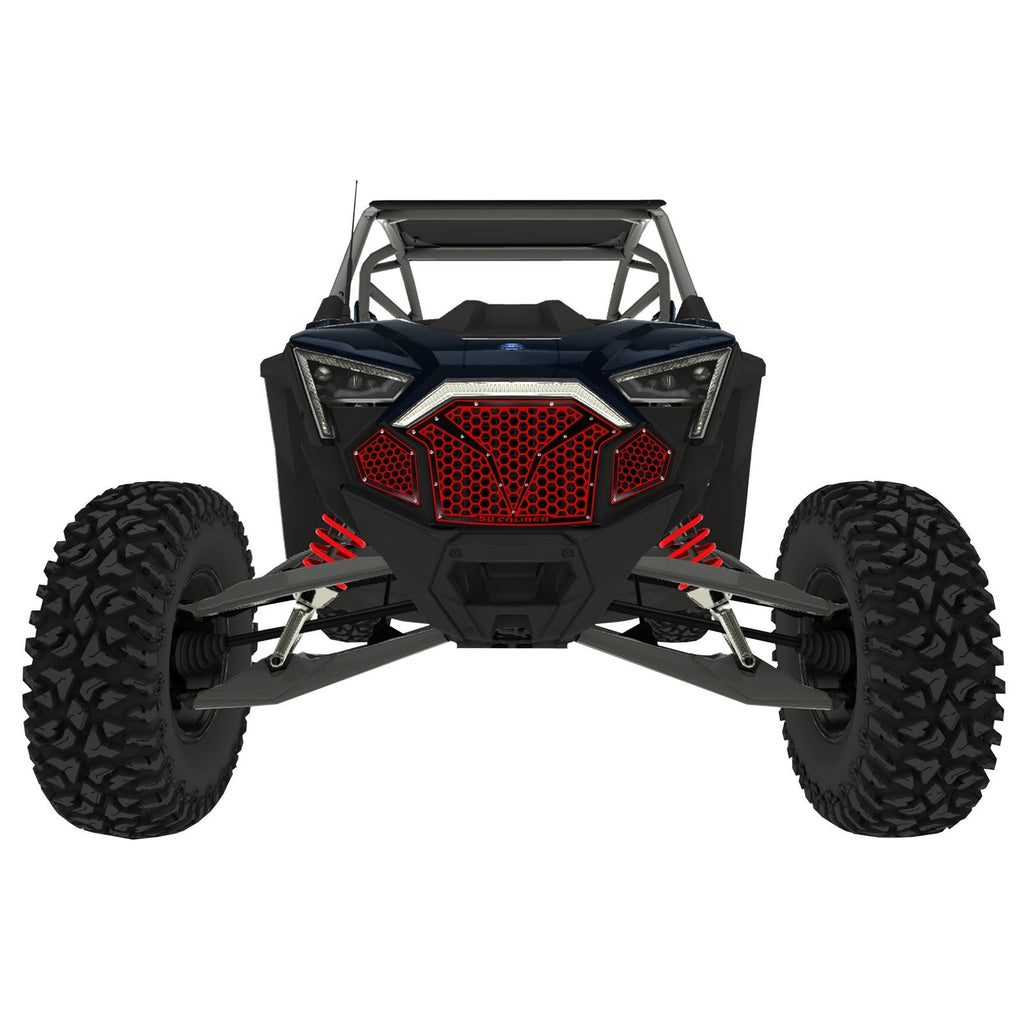 3 Piece Laser Cut Steel Grille RZR PRO R & Turbo R