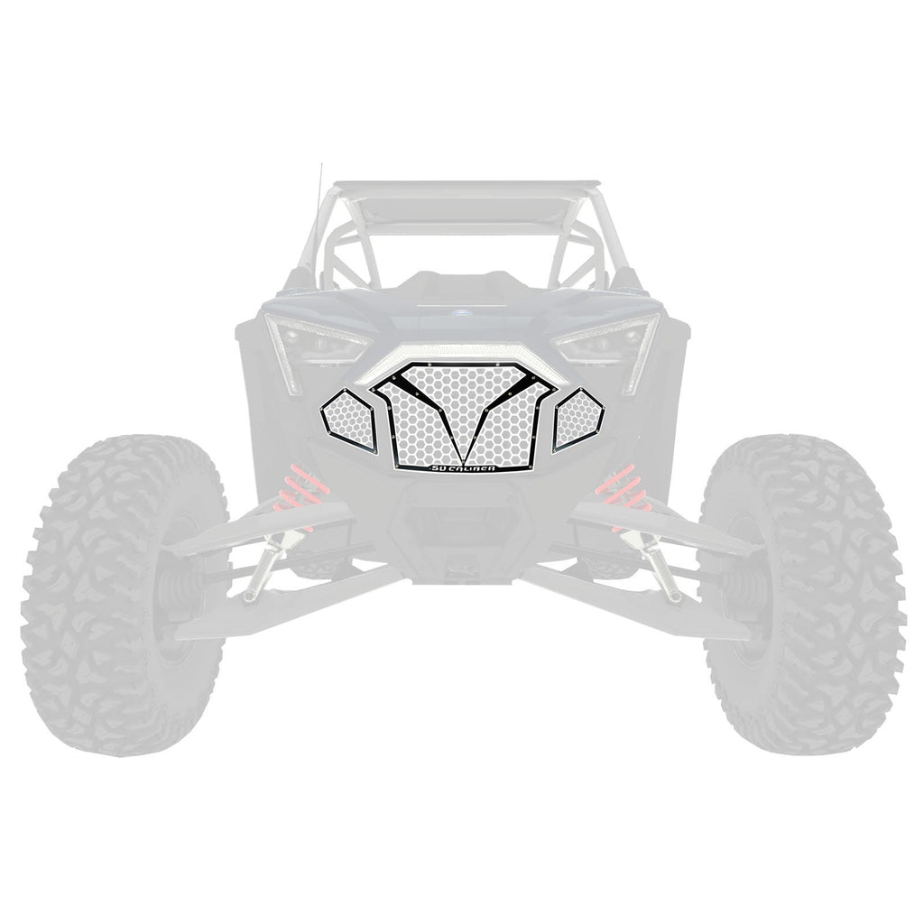 3 Piece Laser Cut Steel Grille RZR PRO R & Turbo R