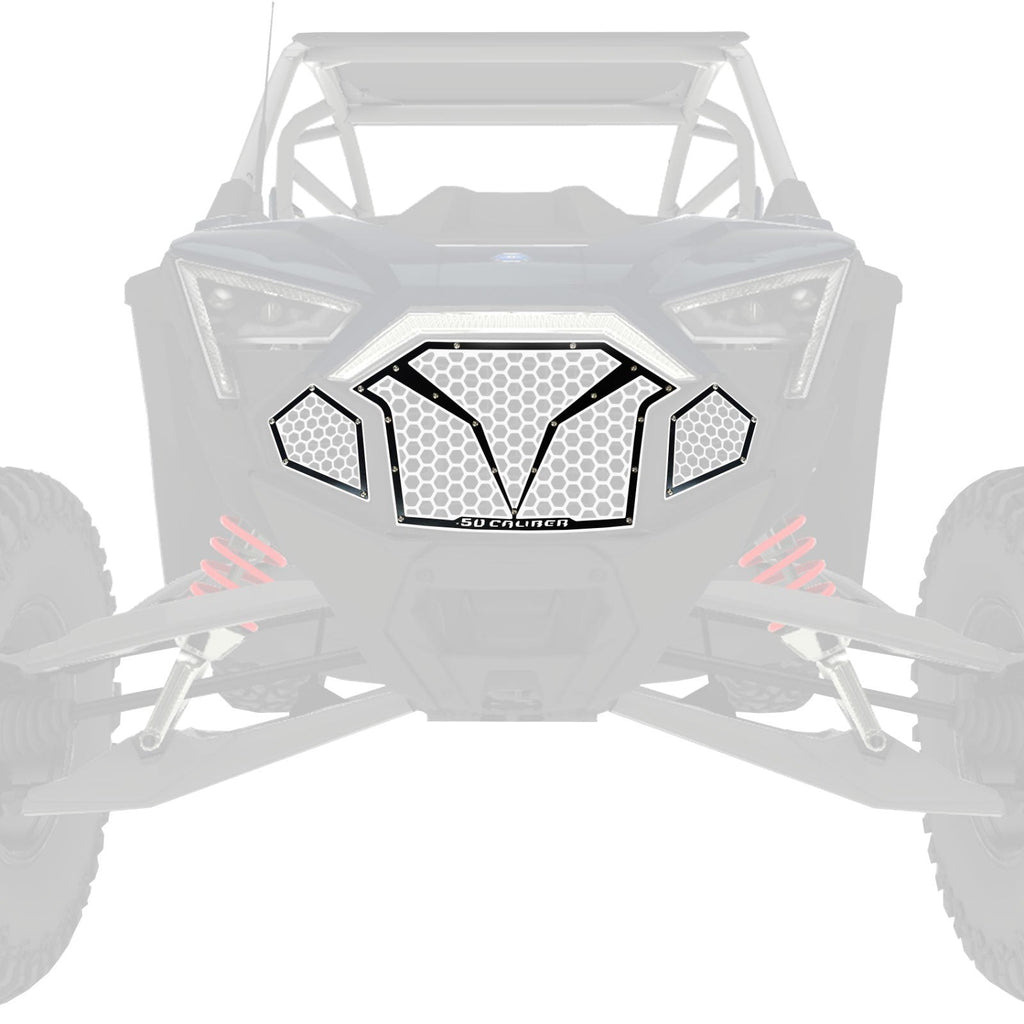 3 Piece Laser Cut Steel Grille RZR PRO R & Turbo R