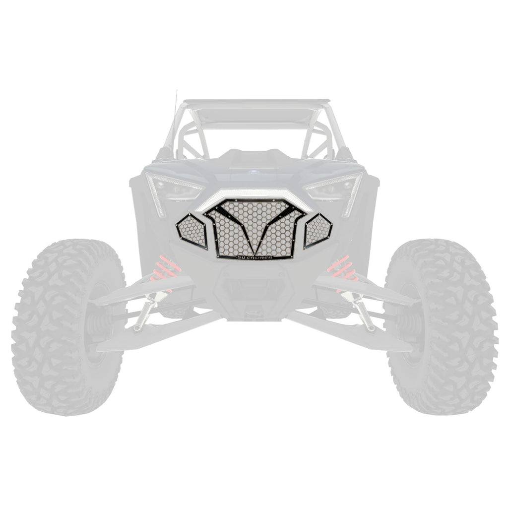 3 Piece Laser Cut Steel Grille RZR PRO R & Turbo R