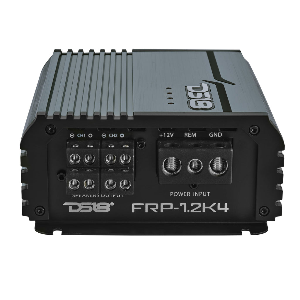 Loaded Voceteo Enclosure with Dual 8" Speakers, Dual 3.78" Tweeters, Amplifier & Speakon Cable