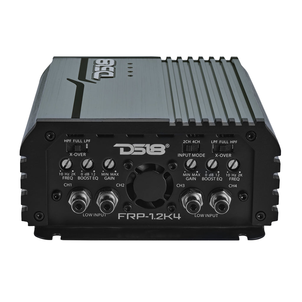 Loaded Voceteo Enclosure with Dual 8" Speakers, Dual 3.78" Tweeters, Amplifier & Speakon Cable