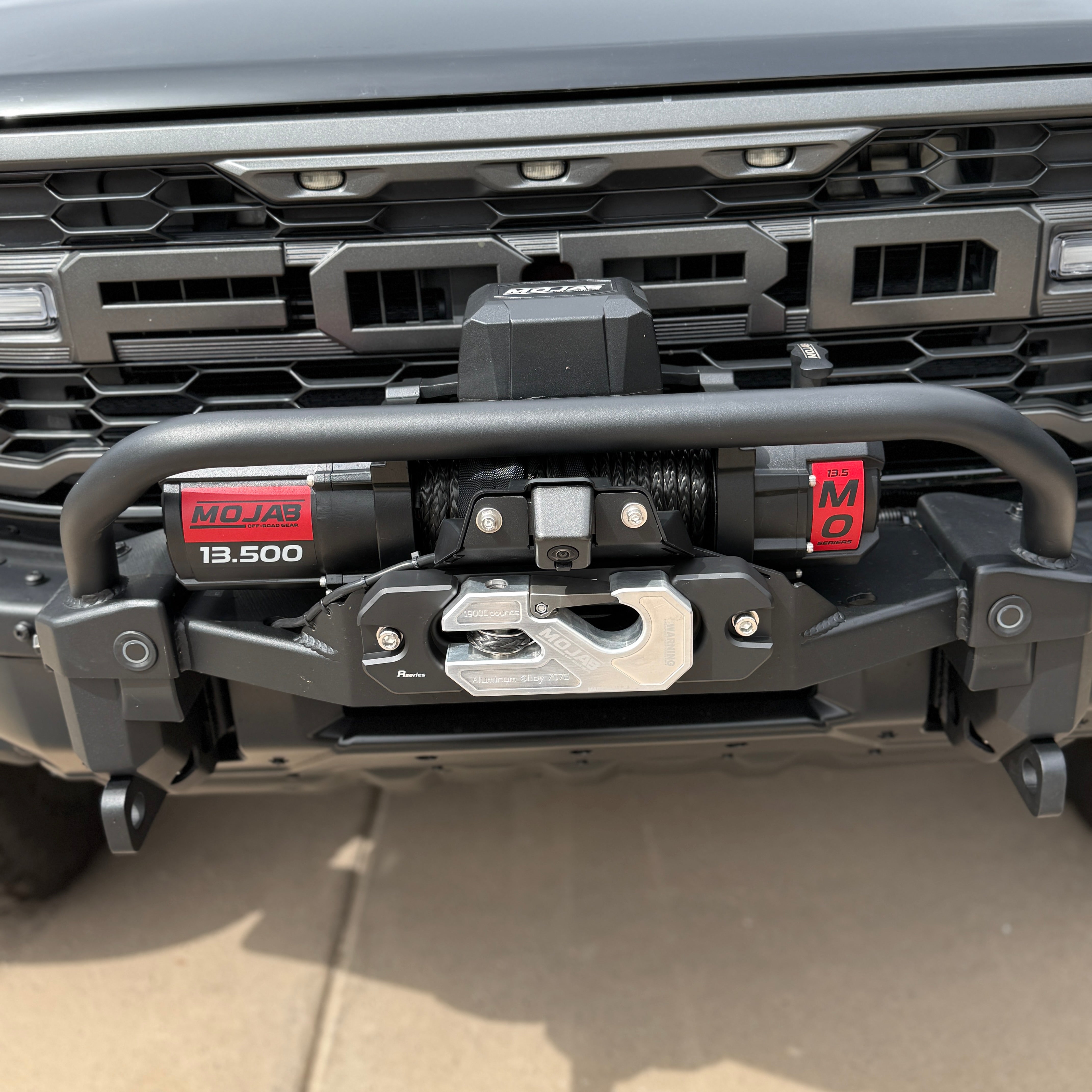 MOJAB Aluminum Recessed Winch Shackle with Fairlead Kit
