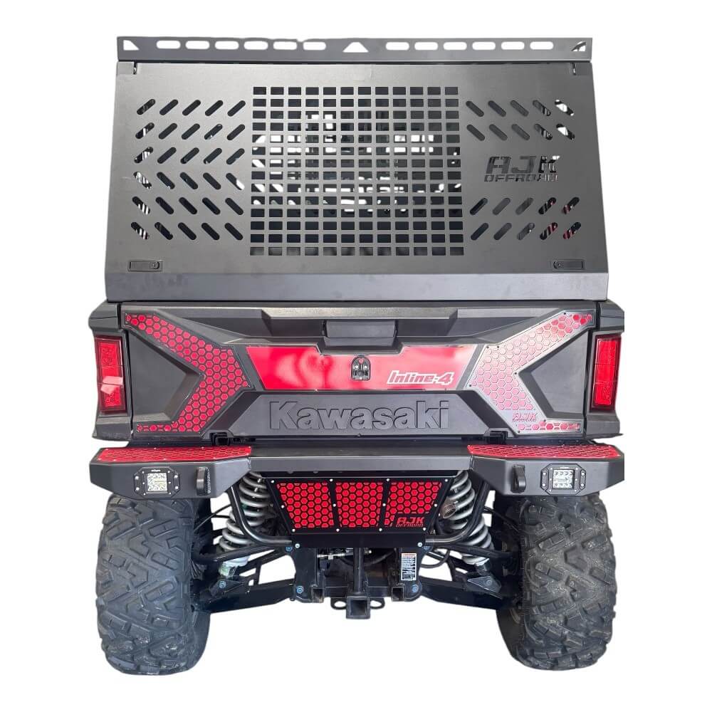 Kawasaki Ridge Bed Rack with Enclosure