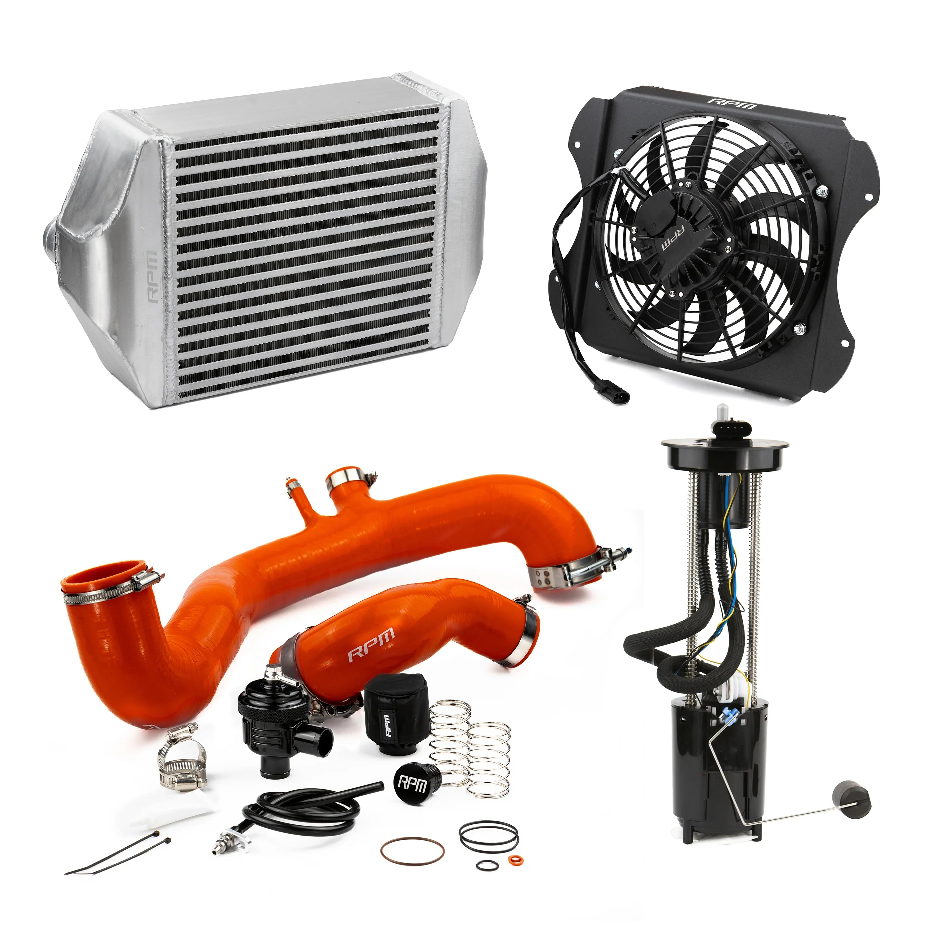 RPM 2020-2026 Can-Am X3 120HP to 190+HP Big Core Intercooler Upgrade Kit + Fan, Silicone, & BOV