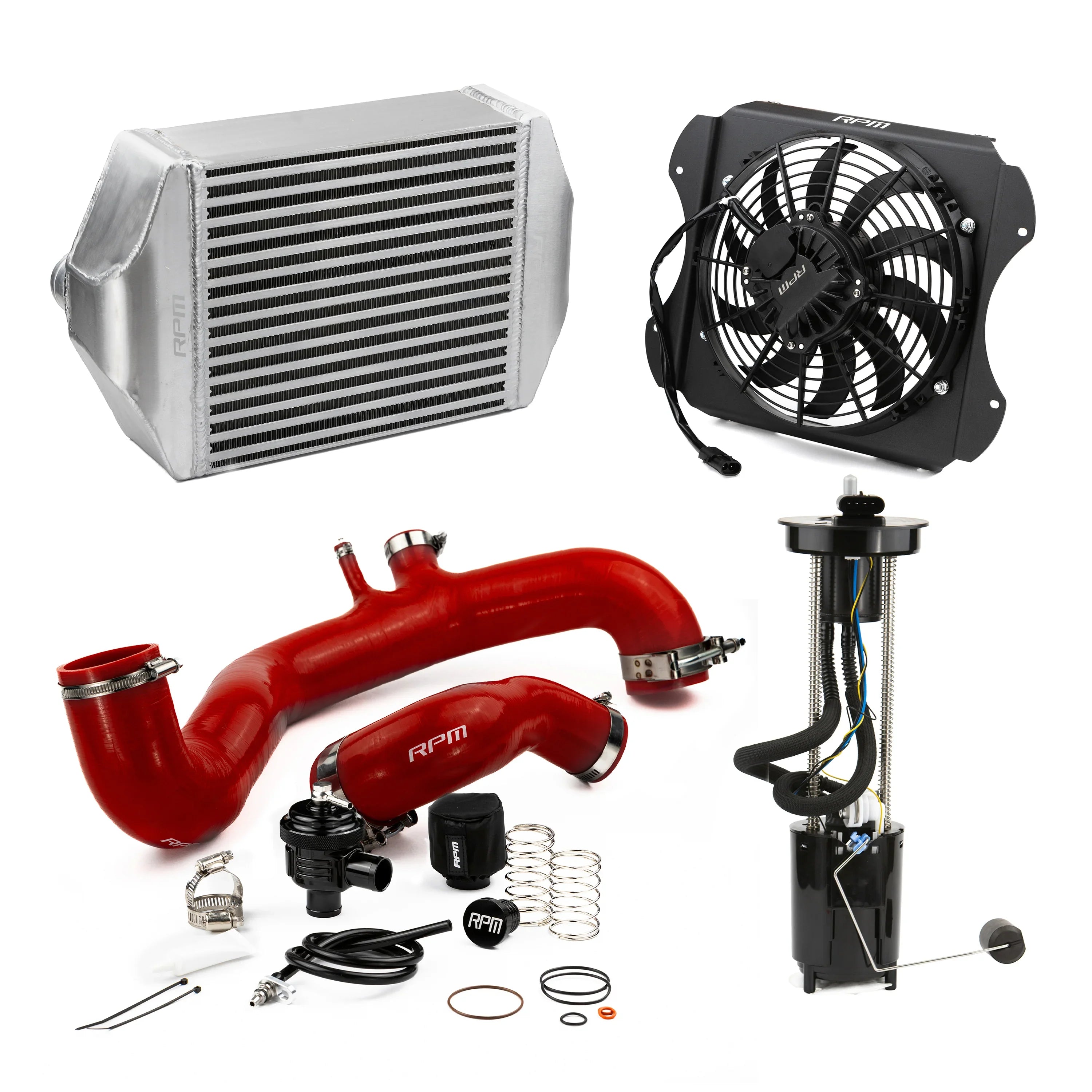 RPM 2020-2026 Can-Am X3 120HP to 190+HP Big Core Intercooler Upgrade Kit + Fan, Silicone, & BOV