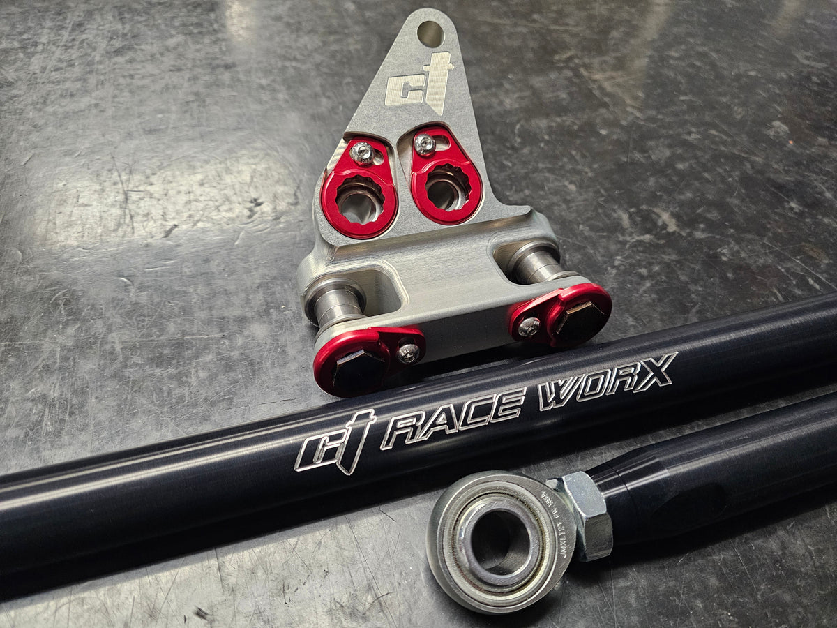 Maverick R Pro Tie Rods with Dampener Mount