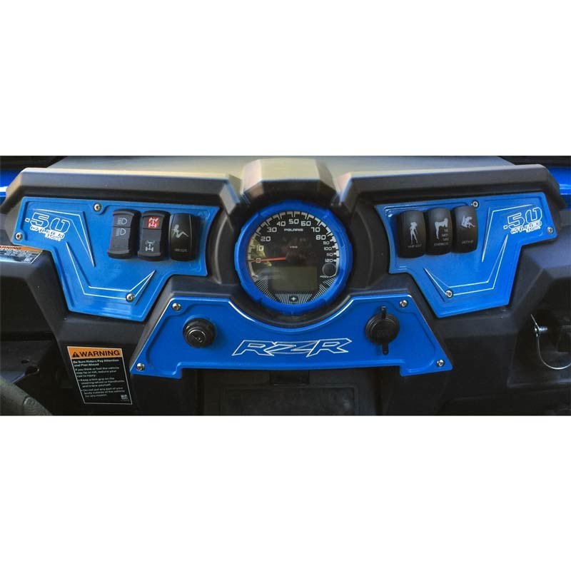 XP1000 6 Switch Dash Panel Blue