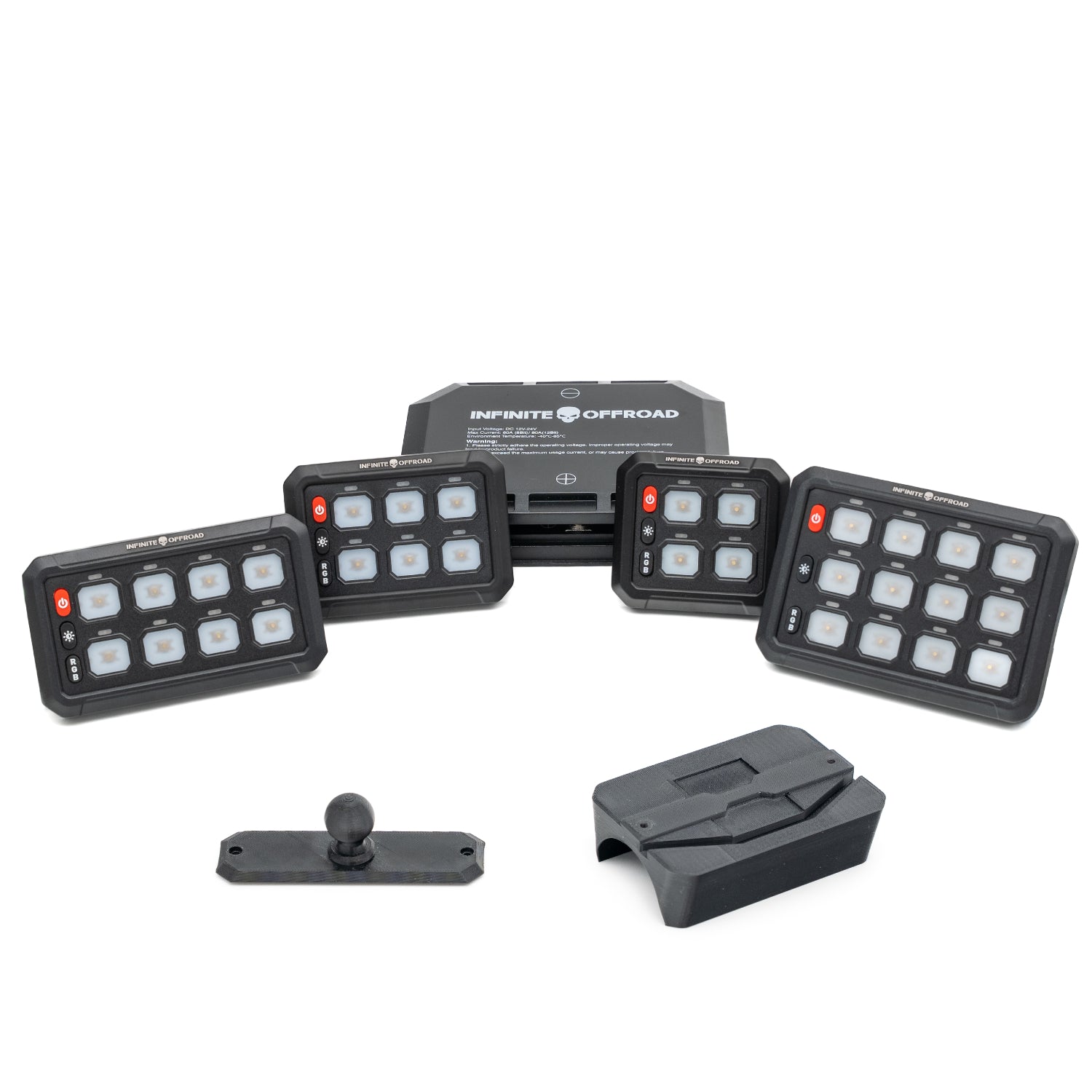 12v Switch Panel Power System (RGB) (Bluetooth)