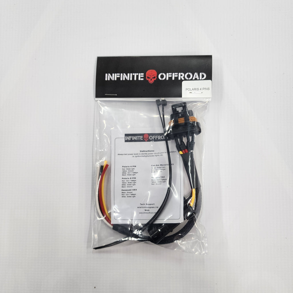 Brake & Tail Light Inline Tap Harness (Polaris/CanAm/Kawasaki)