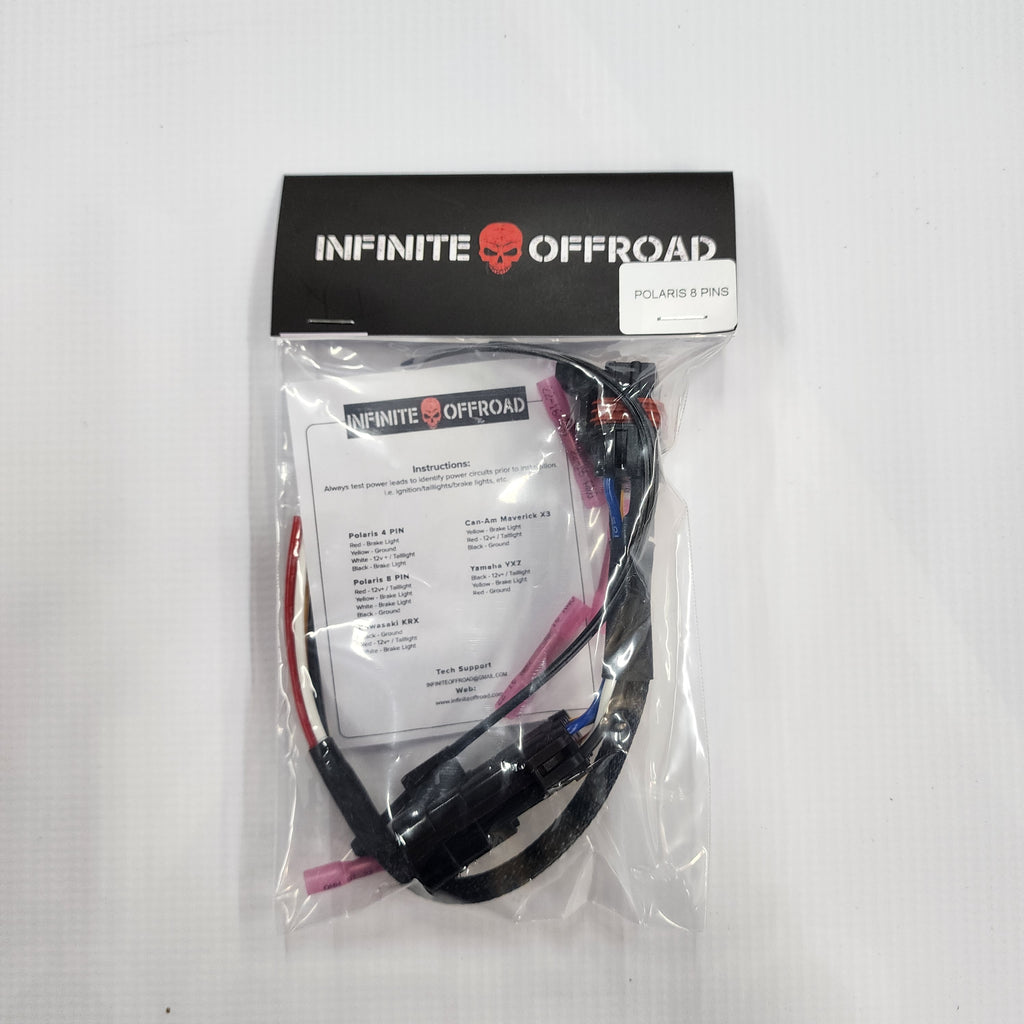 Brake & Tail Light Inline Tap Harness (Polaris/CanAm/Kawasaki)