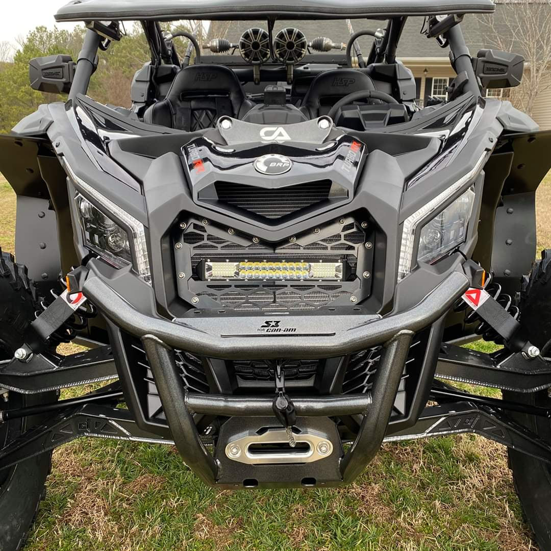 Can-Am Maverick X3 Grille w/ 102w Light Bar