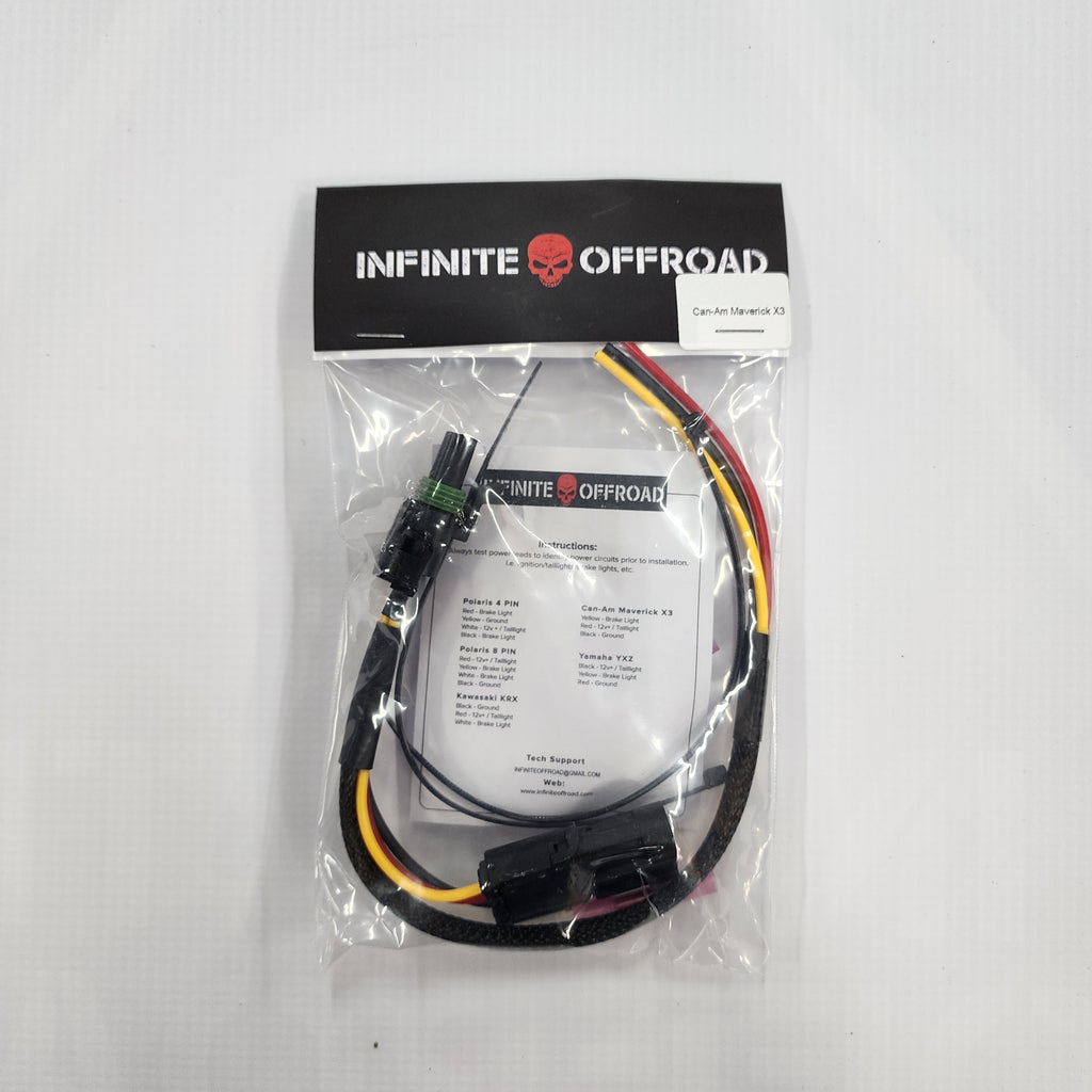 Brake & Tail Light Inline Tap Harness (Polaris/CanAm/Kawasaki)