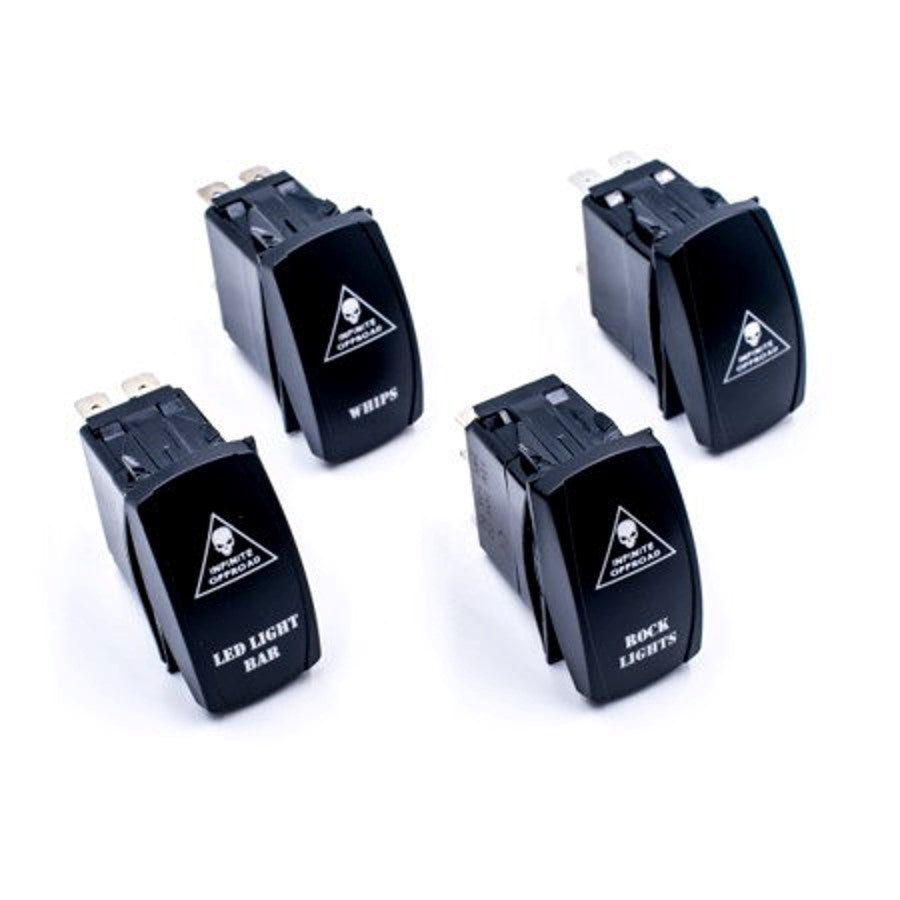 12v Dual LED Rocker Switch (5 Colors)