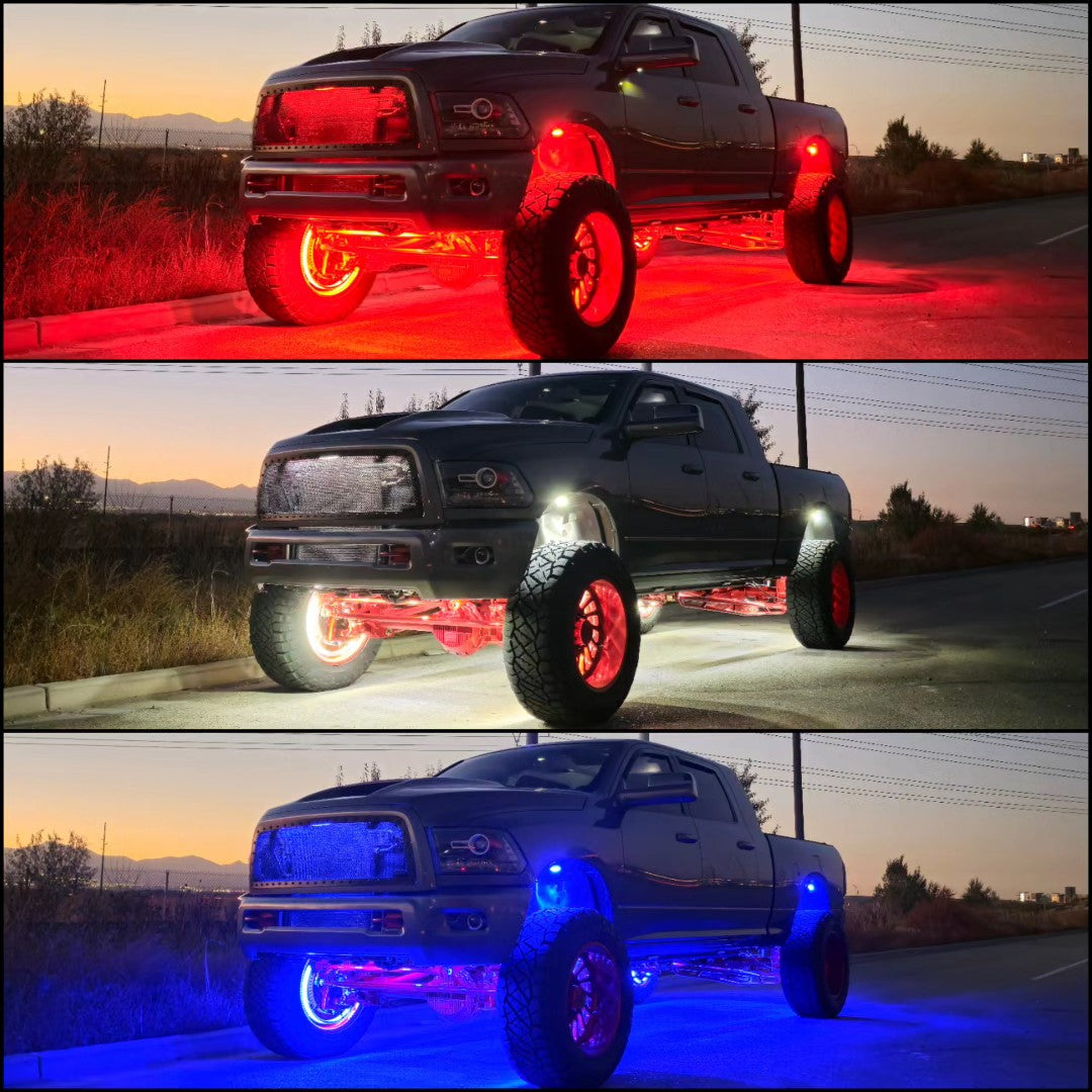 (STARTER KIT) RGB+W Rock Light Kit
