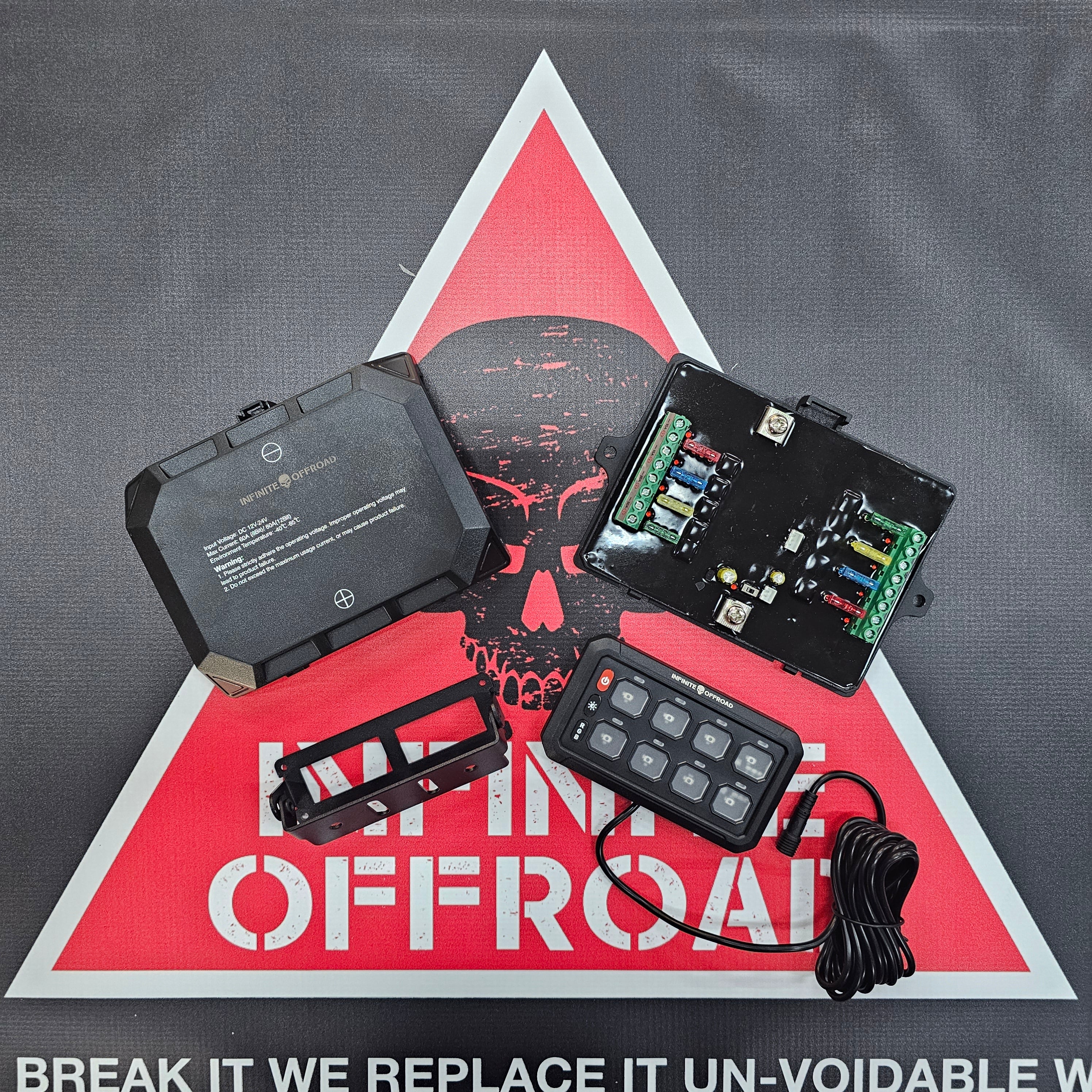 12v Switch Panel Power System (RGB) (Bluetooth)