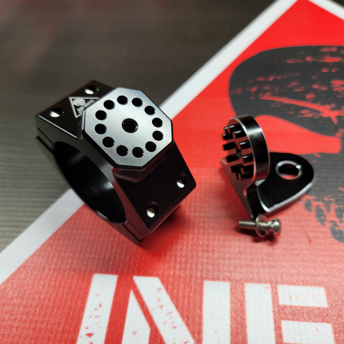 Whip Tube Mount: 360° Adjustable Bracket