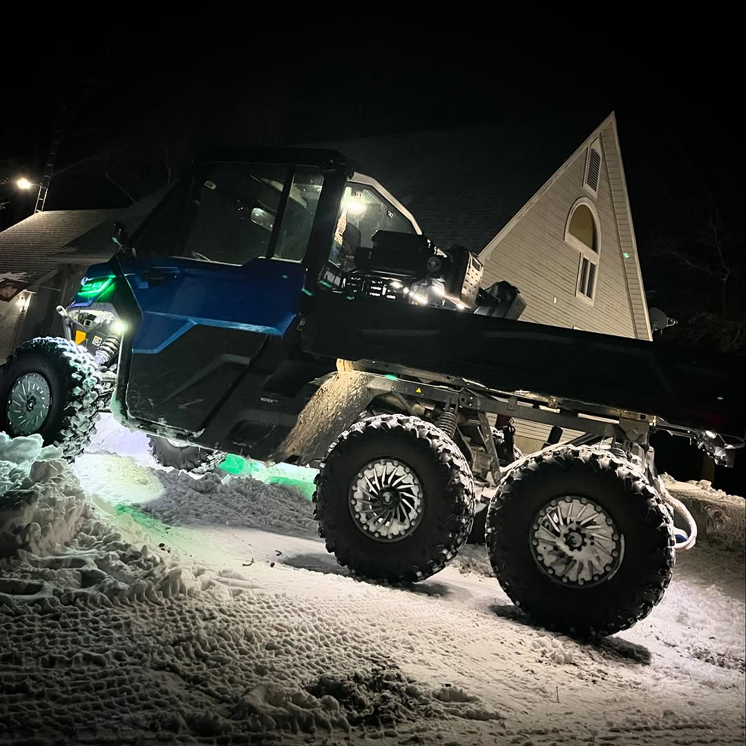 (UTV) White LUX Monster Magnetic Rock Light Kit
