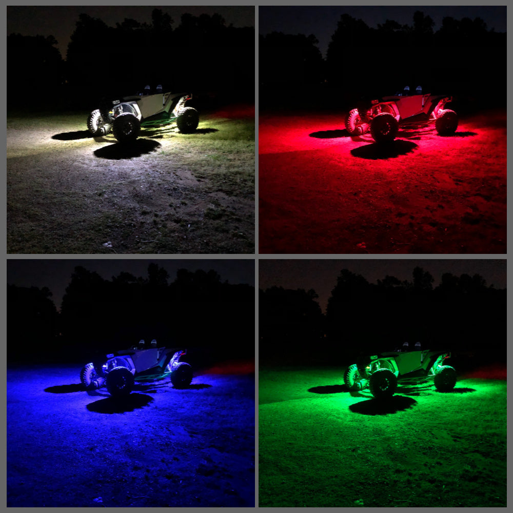 (UTV) RGB+W Rock Light Kit